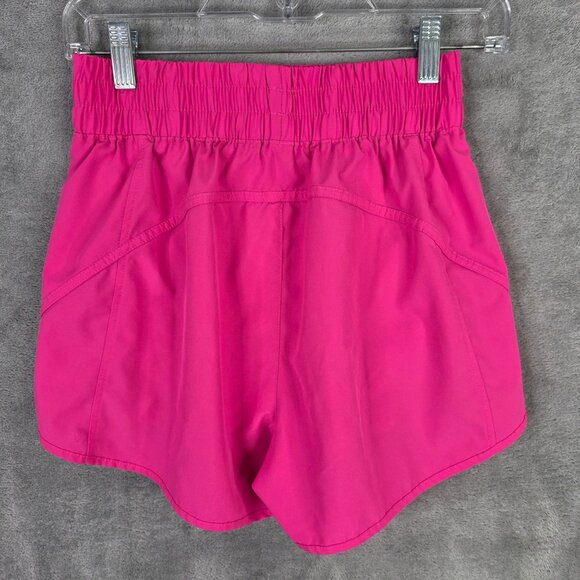 Womens B Pink Athletic Running Shorts Lined Elastic Waist Polyester Stretch S - Picture 5 of 9